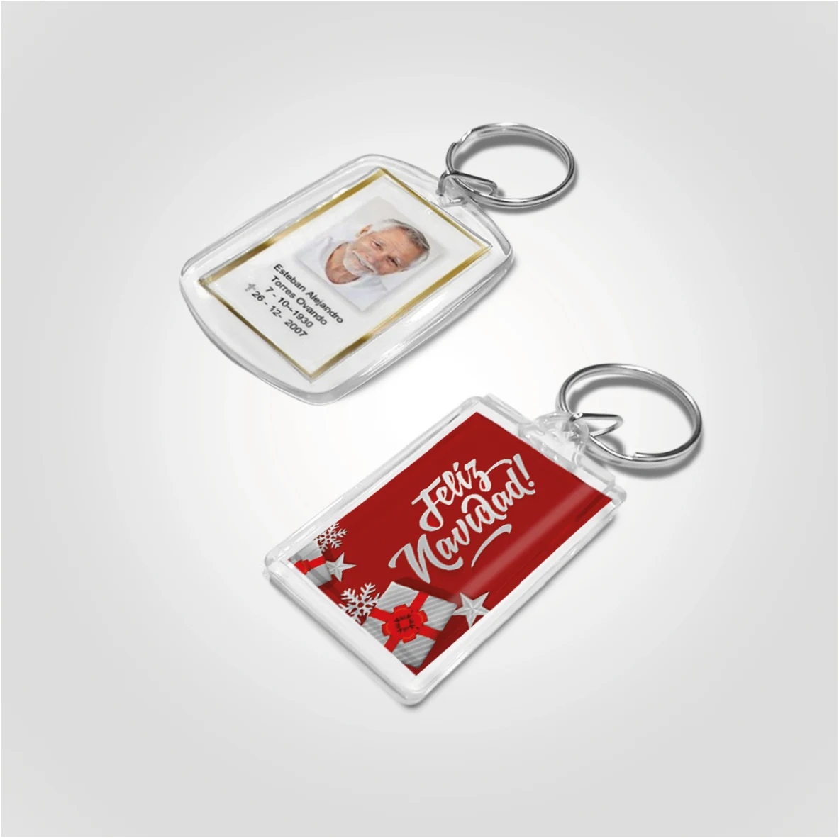 Llavero Acrílico Rect