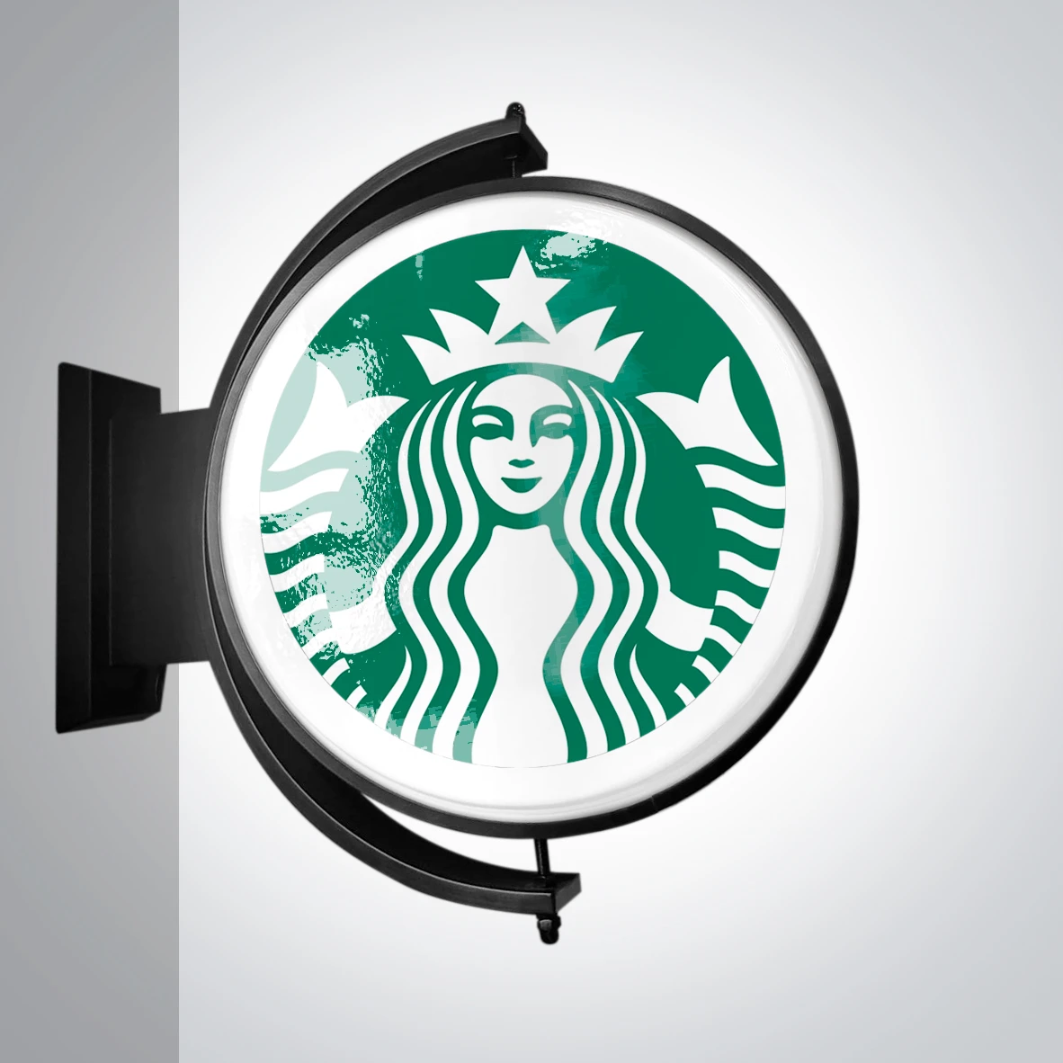 Aviso Circular LED Giratorio (Doble Cara)