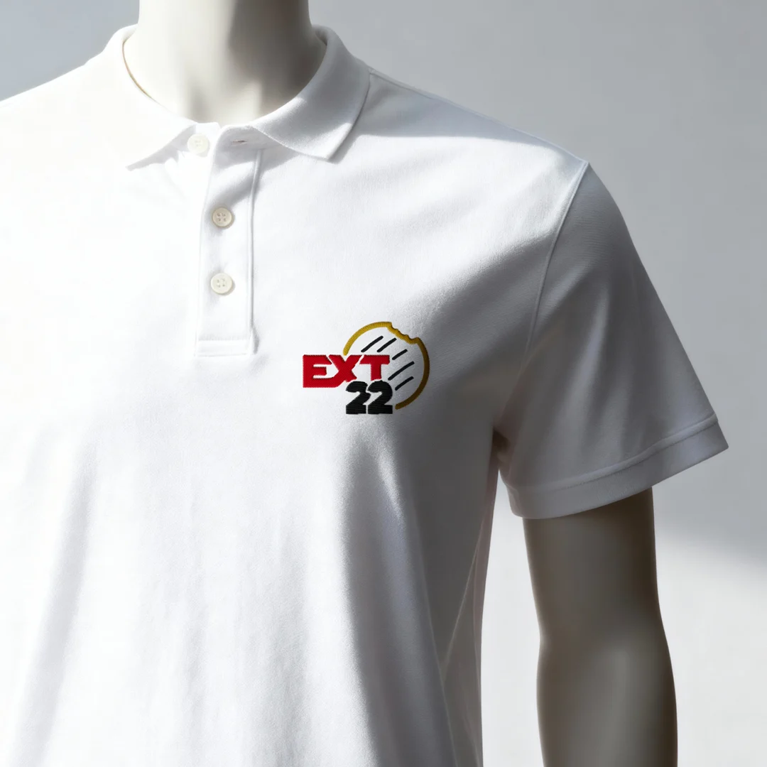 Camisetas Tipo Polo Bordadas