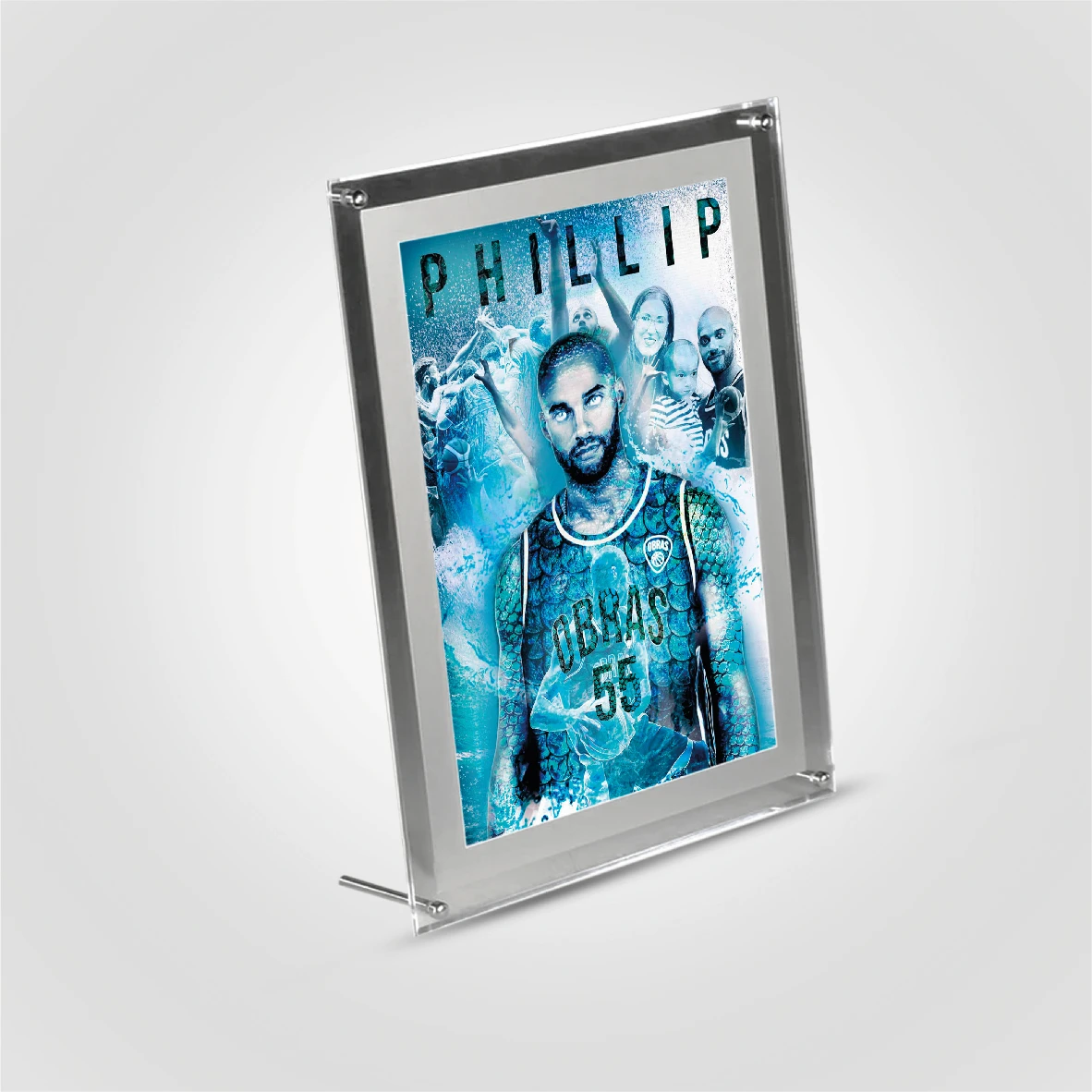 Exhibidor Cuadro LED de Mesa